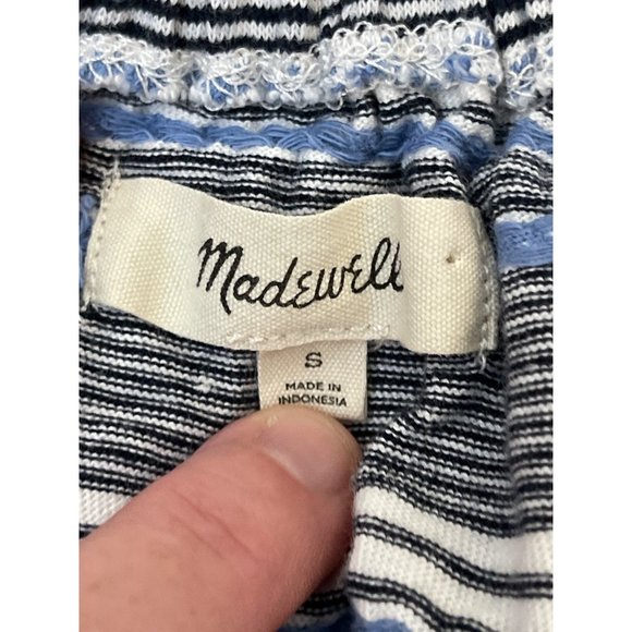 Madewell Jacquard Keyhole Crop Top in Stripe Women's Small‎ NI102 $78 Boho - Picture 10 of 13